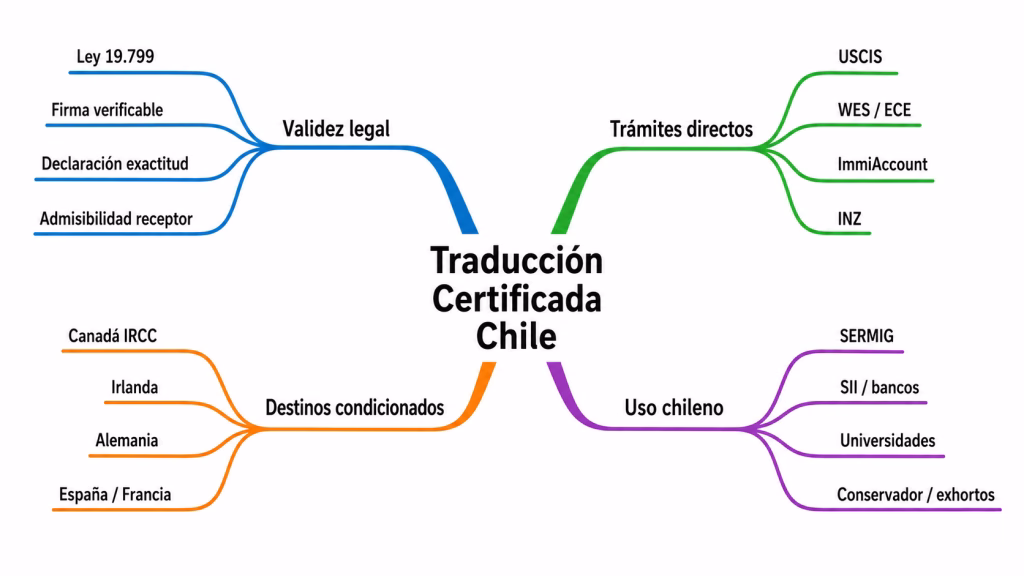 Mapa Mental 1 - Traducción Certificada Chile