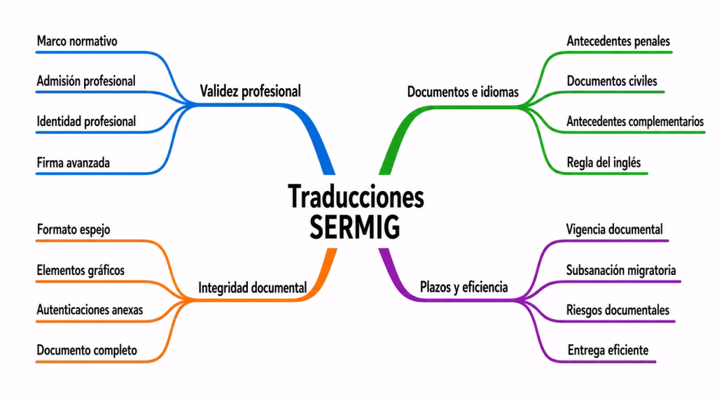 Mapa Mental 1 - Traducción Certificada SERMIG