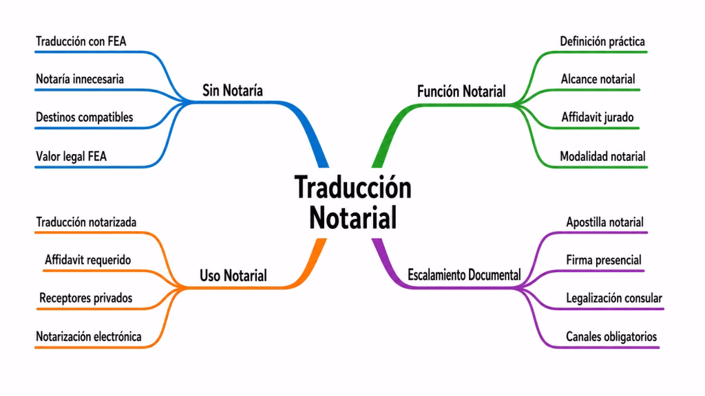 Mapa Mental 1 - Traducción Notarial Chile
